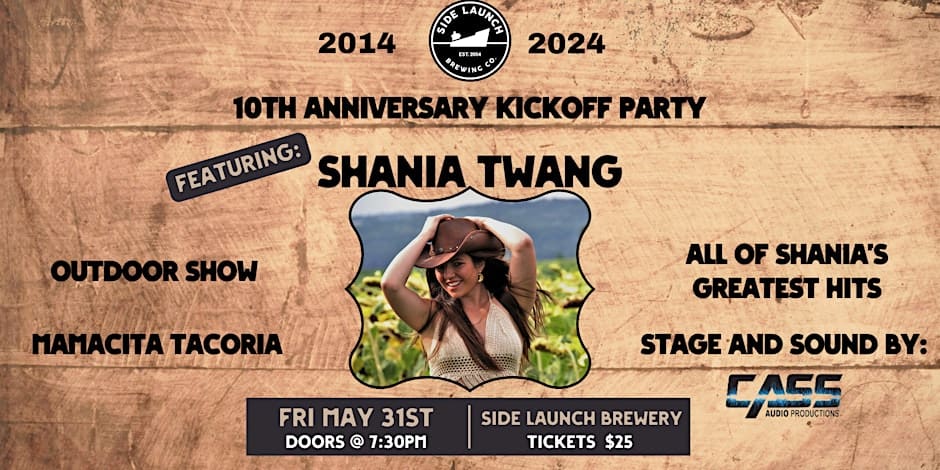 Shania Twang: A Tribute to Shania Twain | Side Launch Brewing Company