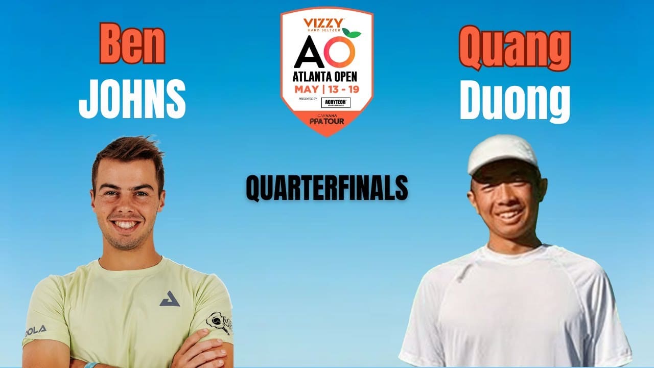 Ben Johns v Quang Duong at the Vizzy Atlanta Open Presented by Acrytech