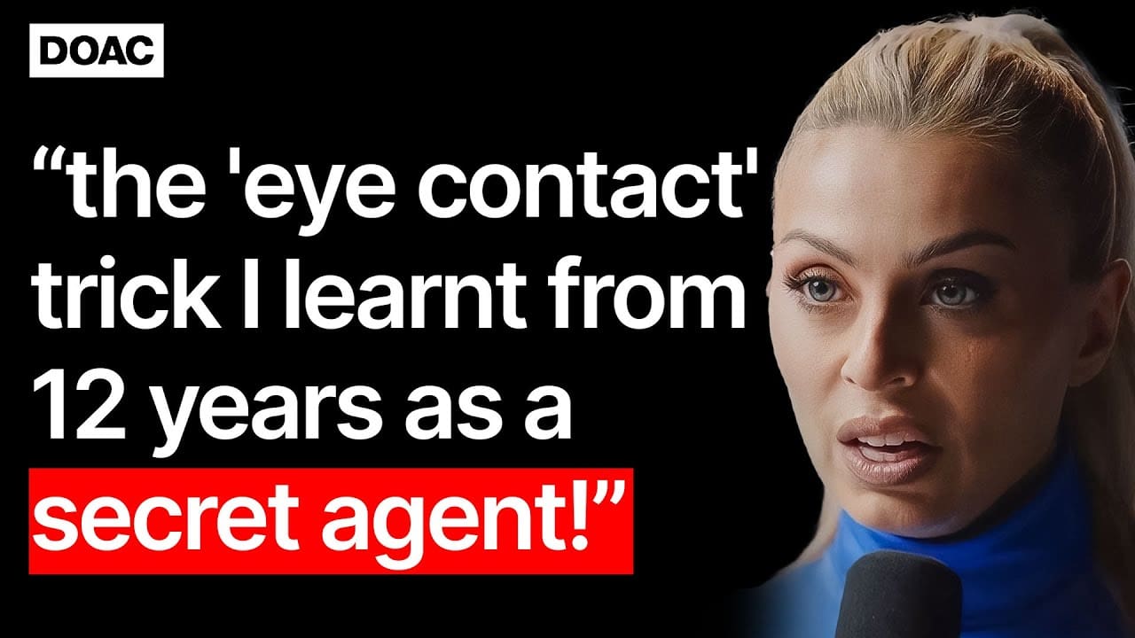 Secret Agent: Send Your Children To A Village! How To Detect A Lie Instantly! – Evy Poumpouras