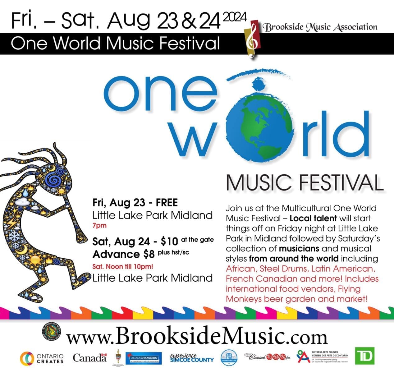 One World Music Festival Returns to Midland’s Little Lake Park