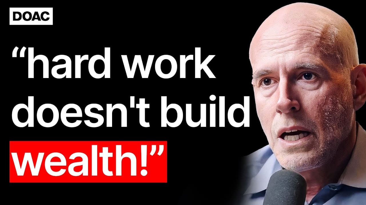 Scott Galloway: We’re Raising The Most Unhappy Generation In History! Hard Work Doesn’t Build Wealth