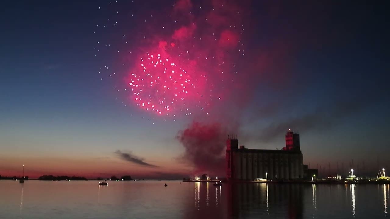 FIREWORKS VIDEO | Happy Canada Day from Collingwood 2024