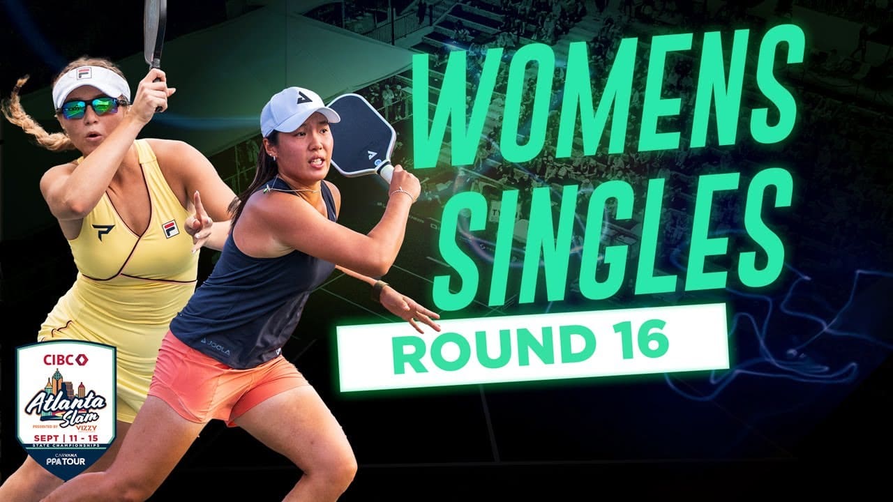 Anna Leigh Waters v Chao Yi Wang at the CIBC Atlanta Slam Presented by Vizzy