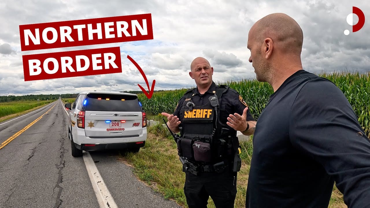 VIDEO: At US/Canada Border With Sheriff Dept. (exclusive access)