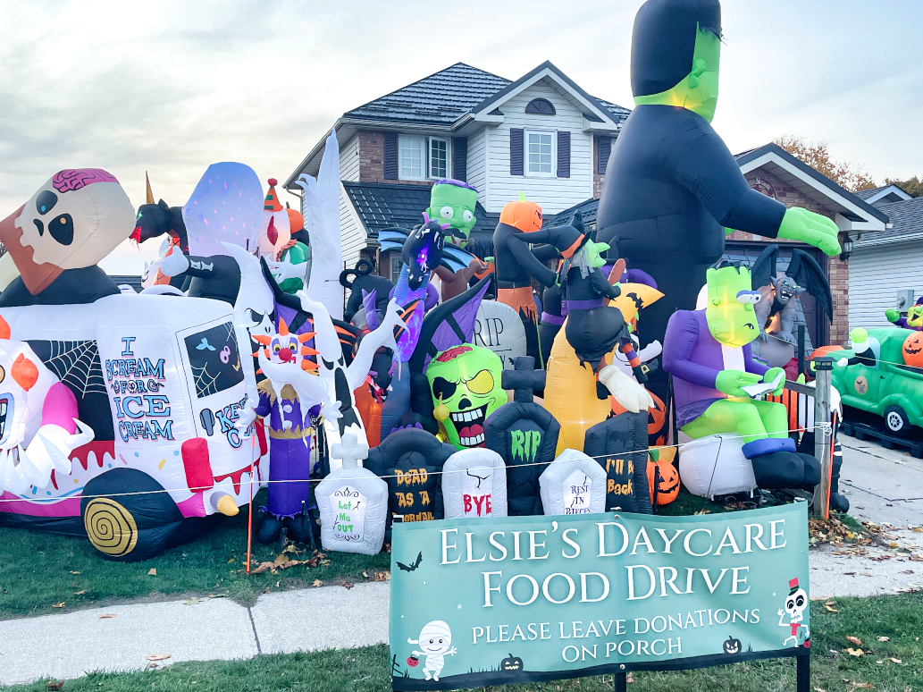 Warren & ELSIE’S DAYCARE HALLOWEEN FOOD DRIVE