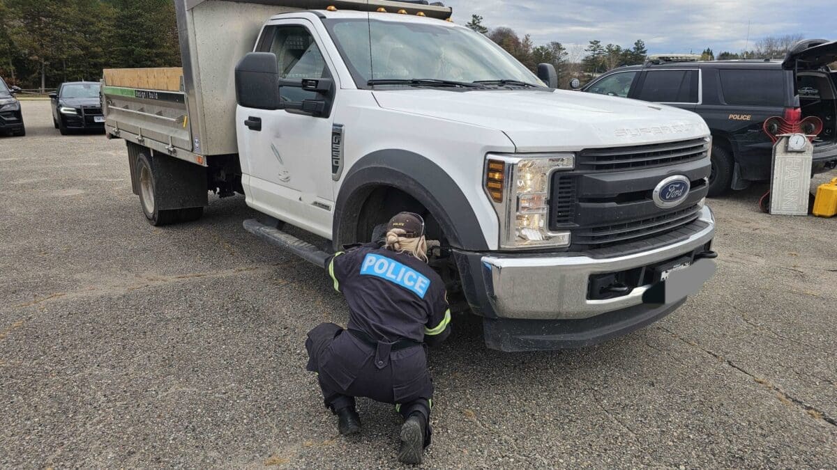 OPP Conduct Commercial Vehicle Checks Today in Midland