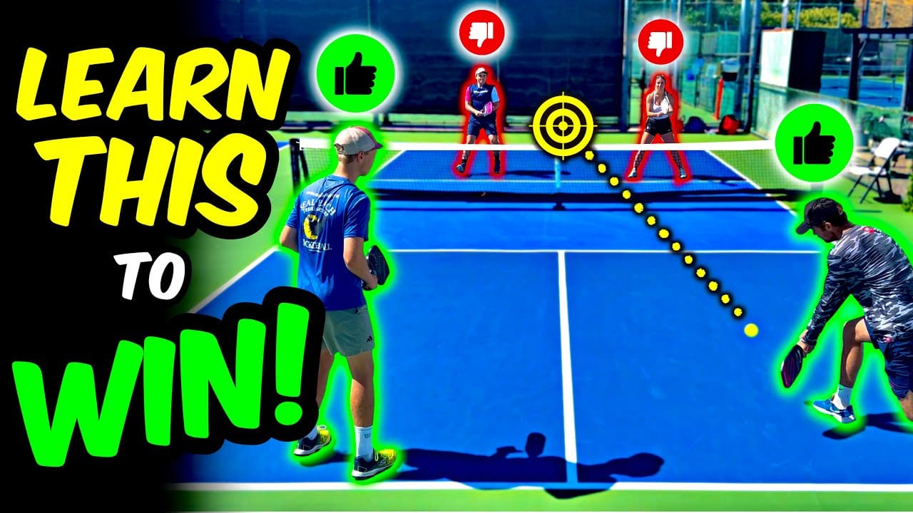 Pickleball Doubles Strategy Masterclass (pickleball tips to win at any level)