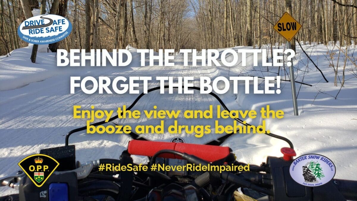 Snowmobiler Rolls Off Snow Bank Right in Front of OPP Snowmobile Patrol, Arrested for Impaired Driving
