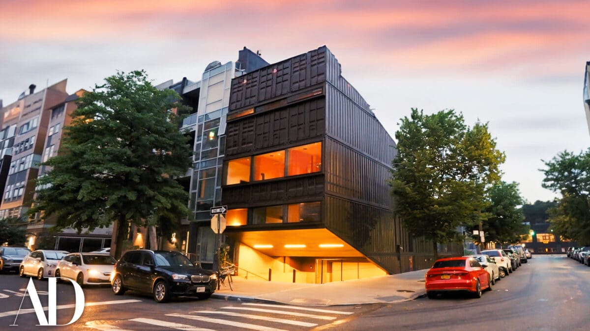 Inside an NYC Townhouse Made From 18 Shipping Containers | Architectural Digest