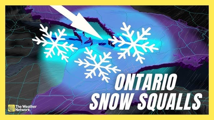 Snow Squalls Could Bring Another 50 Cm To Ontario, Risk Of Whiteouts | #forecast