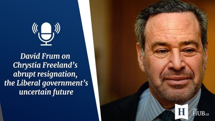 In Conversation with David Frum: Will Chrystia Freeland’s resignation be Justin Trudeau’s undoing?
