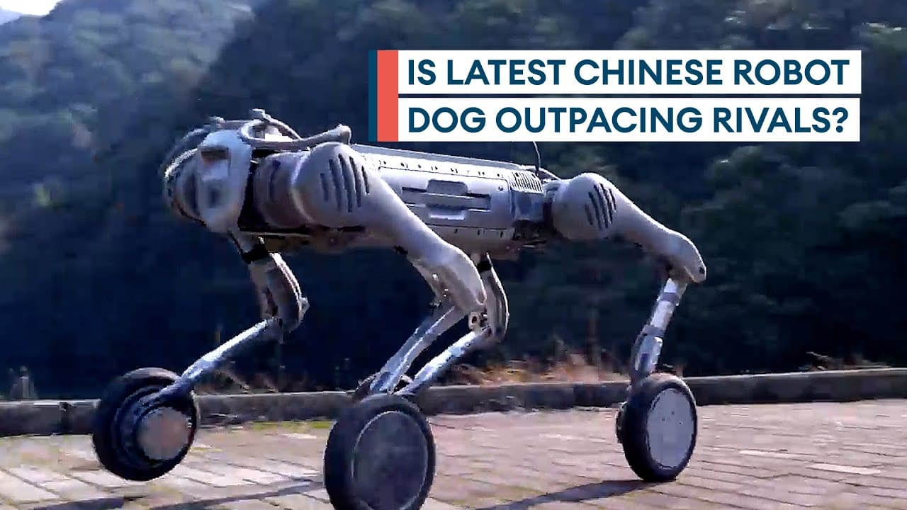 China’s new Unitree B2-W robot dog boasts incredible agility and balance