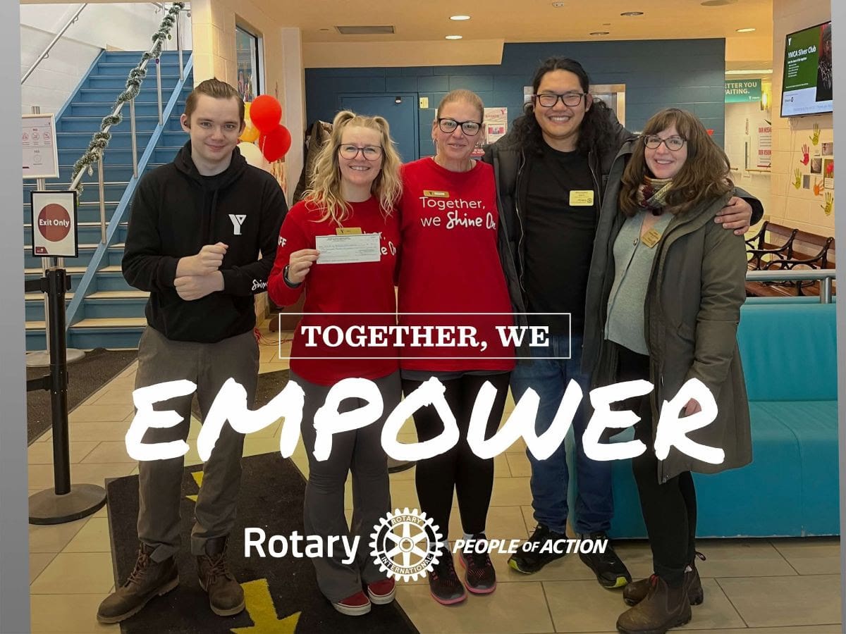 Wasaga Beach YMCA Receives Funding from Rotary Club for Free Community Swim