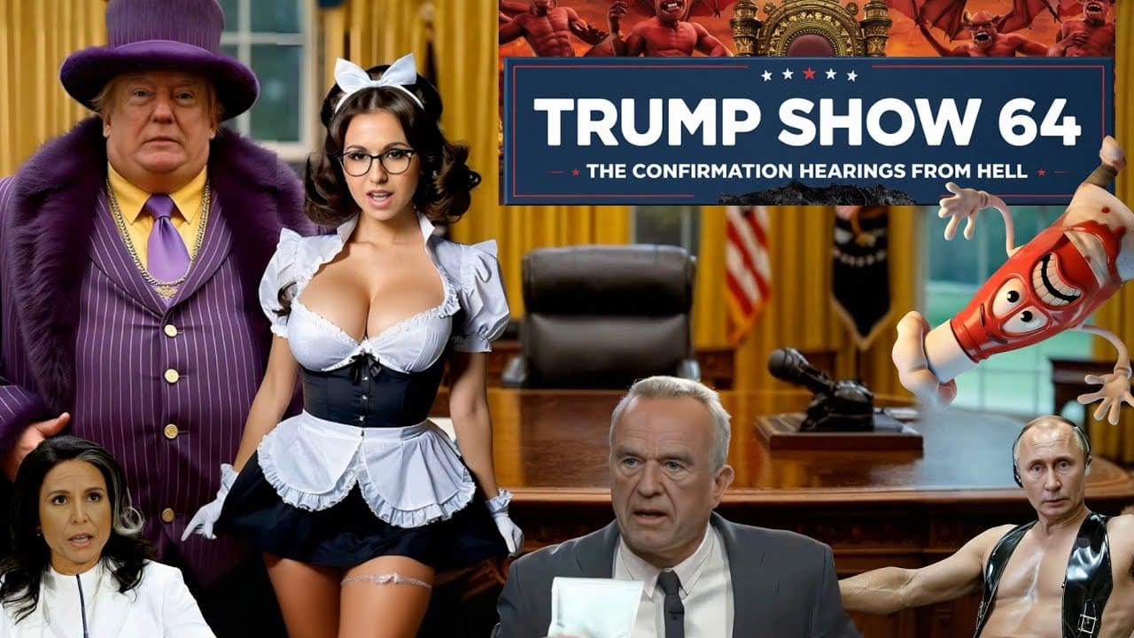Trump Show 64 – Confirmation Hearings From HELL w/Kash Patel, Tulsi Gabbard, Bernie, Boebert, RFK Jr