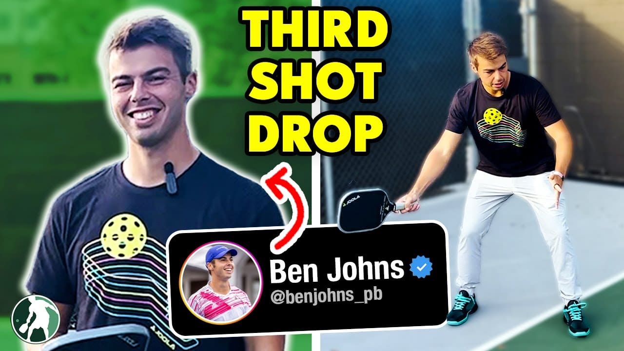World #1 Ben Johns Teaches the Third Shot Drop | BONUS VIDEOS