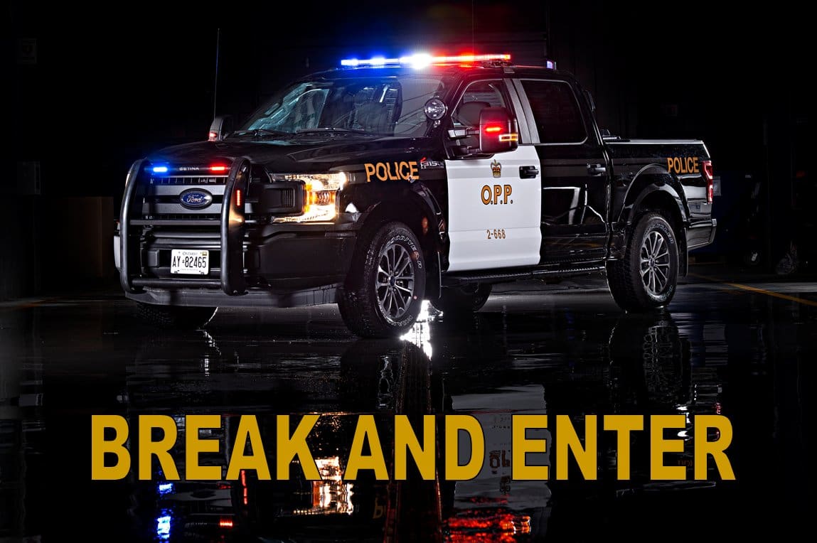 Collingwood OPP Investigating Multiple Overnight Vehicle Entries in Residential Area