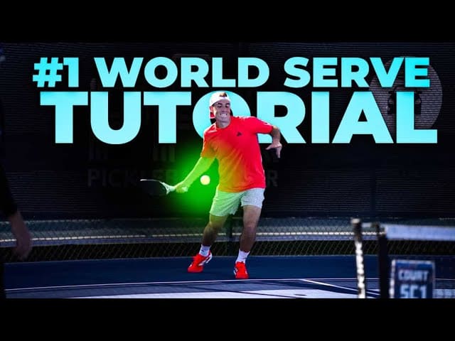 This Serve is Taking Over Pickleball! The Federico Staksrud Serve Tutorial