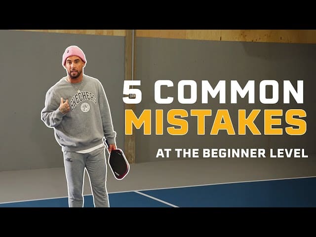 The 5 Pickleball Beginner’s Mistakes That Are Ruining Your Game