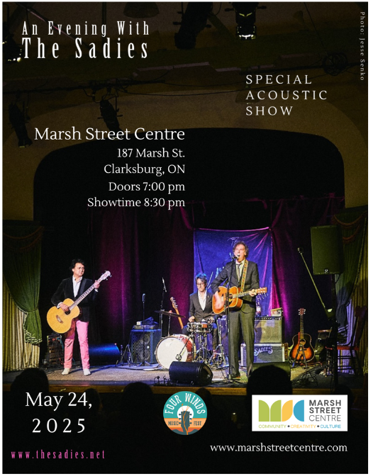 The Sadies Special Acoustic Show, May 24th | Marsh Street Centre