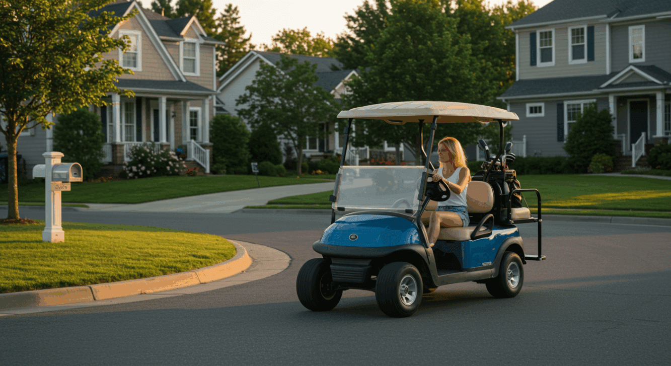 Check Before Planning on Driving a Golf Cart or ORV on Roadways
