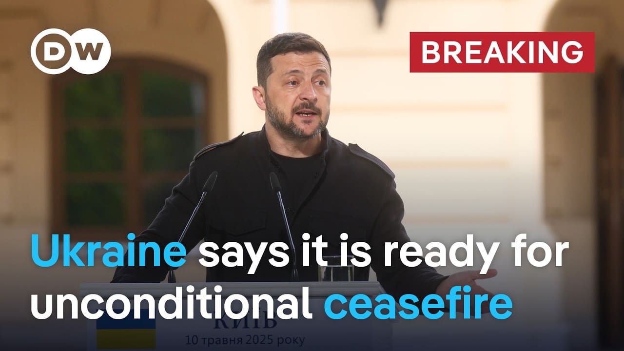 BREAKING: Ukraine says it is ready for 30-day ceasefire starting on Monday 12th | DW Analysis