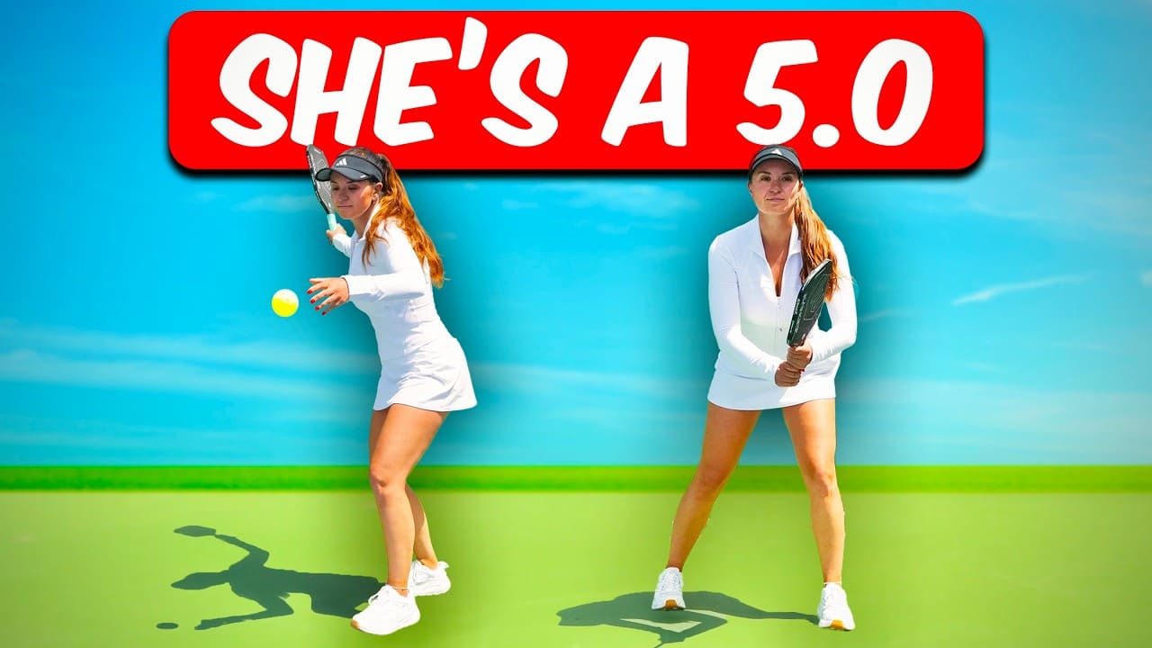 Pickleball Tips: She Does THIS to Hit Better Serves and Returns