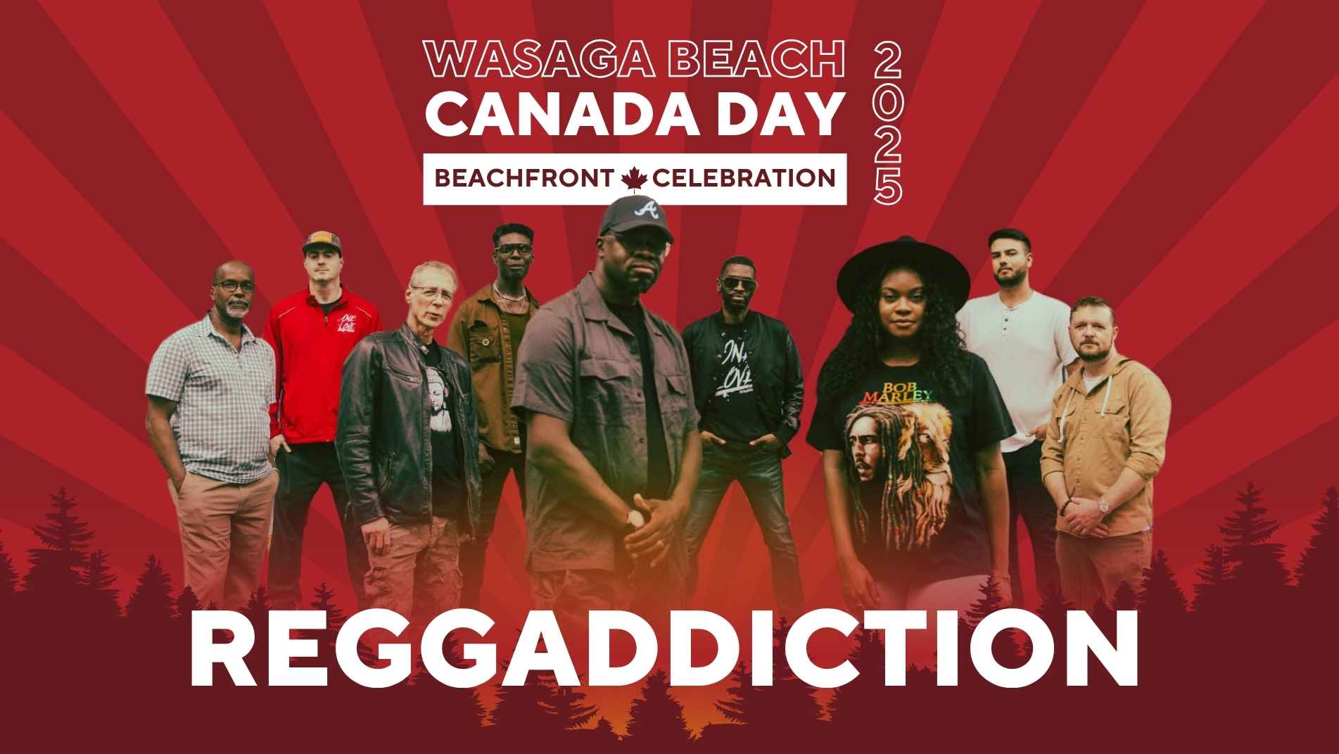 Canada Day Celebration with Reggaddiction | Wasaga Beach | June 28th