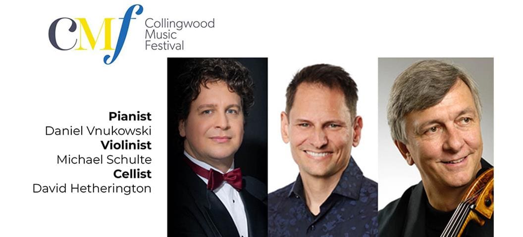 Vnukowski, Schulte, Hetherington | Collingwood Music Festival | Sunday June 8th | Meaford Hall