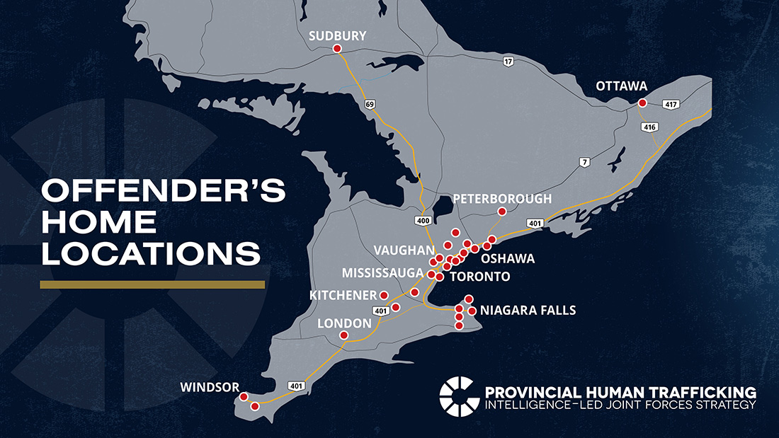 PROVINCIAL HUMAN TRAFFICKING INTELLIGENCE-LED JOINT FORCES STRATEGY (IJFS) ANNOUNCES SIGNIFICANT ENFORCEMENT RESULTS 