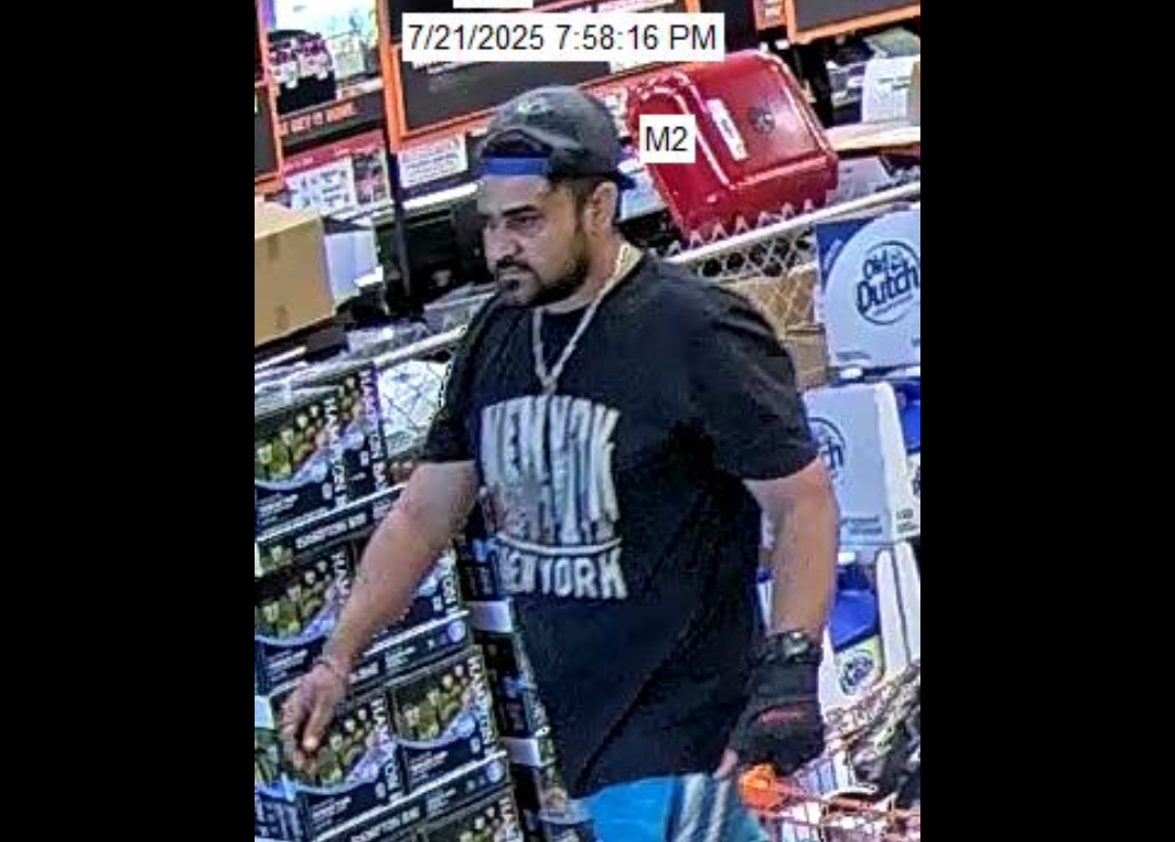 Collingwood OPP Seeking Public Assistance in Identifying Theft Suspect