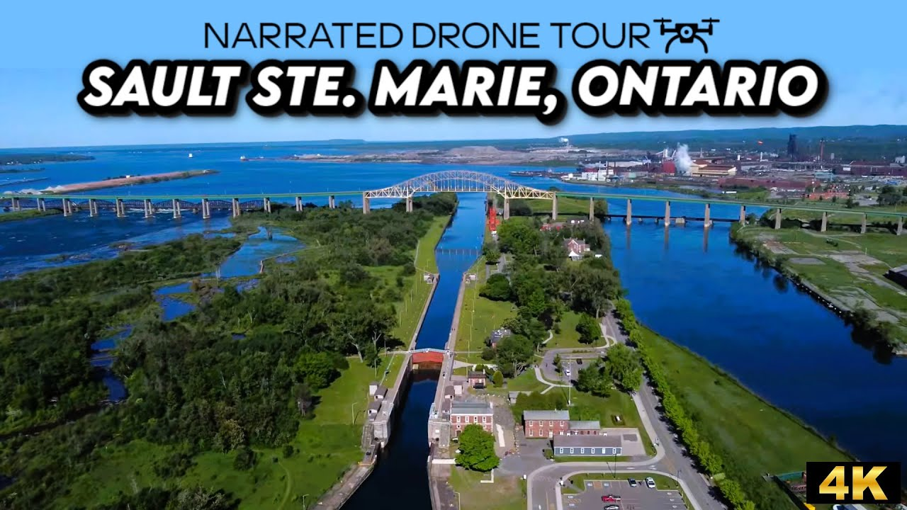 Sault Ste. Marie, Ontario 🇨🇦 4K Drone