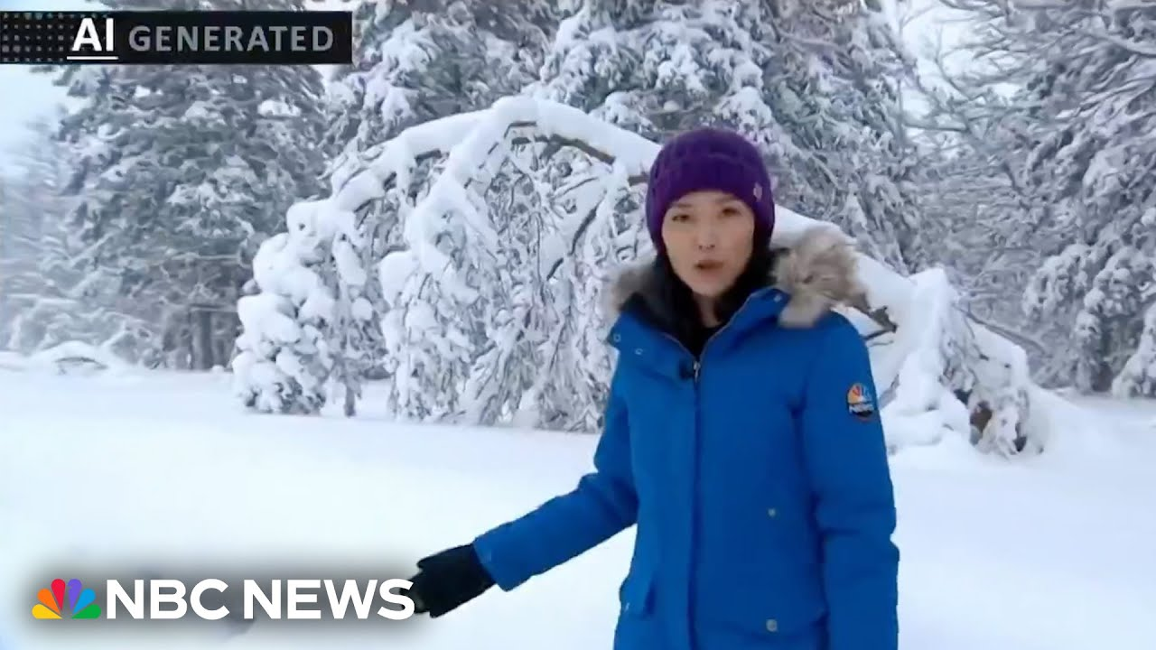 Mercedes Chan shares “AI news videos blur line between real and fake reports” | NBC NEWS