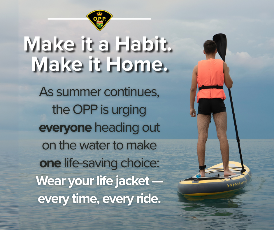 LIFE JACKETS SAVE LIVES. NO EXCUSES, NO EXCEPTIONS.