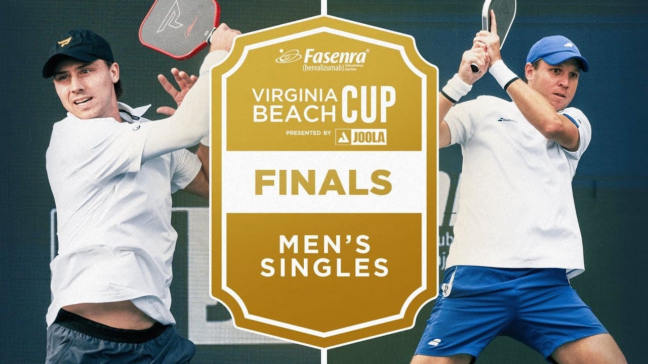 Christian Alshon v Christopher Haworth at the Fasenra Virginia Beach Cup presented by Joola