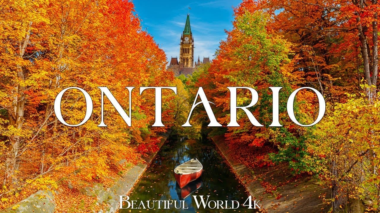 Ontario 4K – Breathtaking Autumn Colors and Scenic Landscapes in Canada