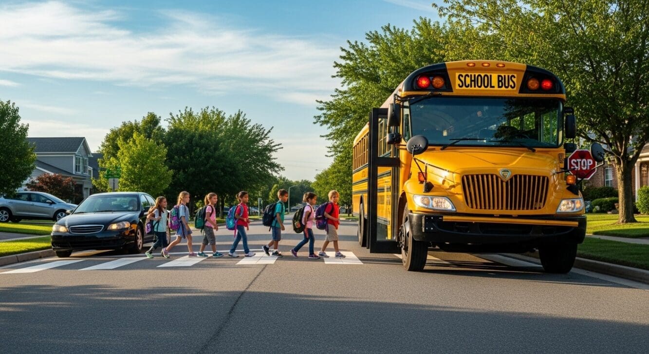 OPP REMINDS DRIVERS THEY MUST STOP FOR SCHOOL BUSES