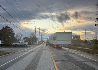 Largest modular building to date arrives in Barrie