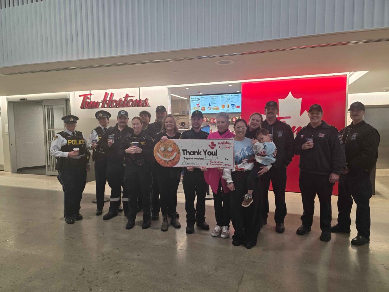 HURONIA WEST OPP HOSTS THEIR ANNUAL SHOP WITH A COP EVENT