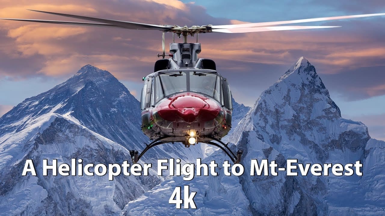 A Helicopter Flight to Mount Everest Base Camp “EBC” World’s Most Dangerous Airport – Lukla