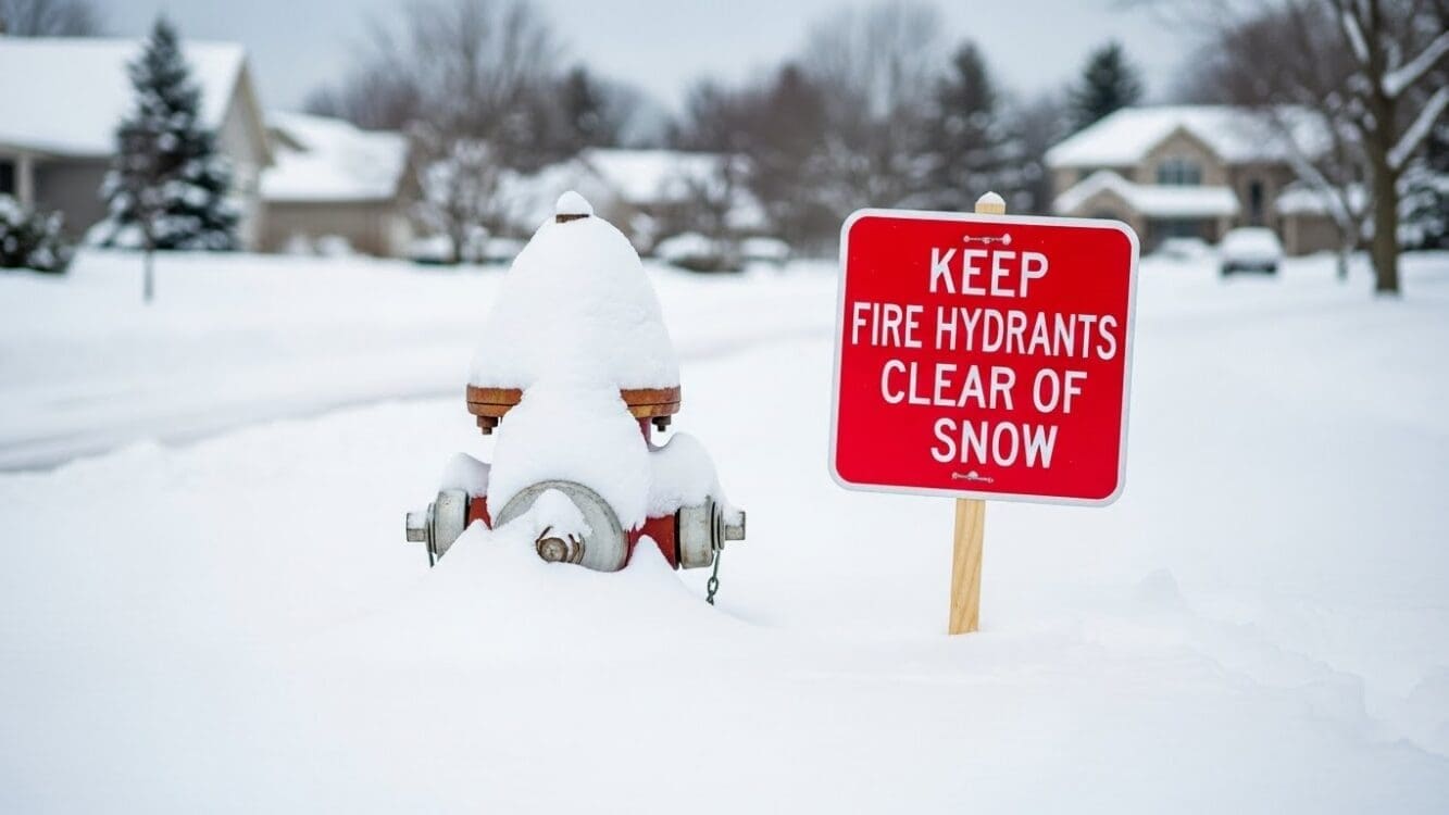 Keep Fire Hydrants Clear of Snow #protectourcommunity