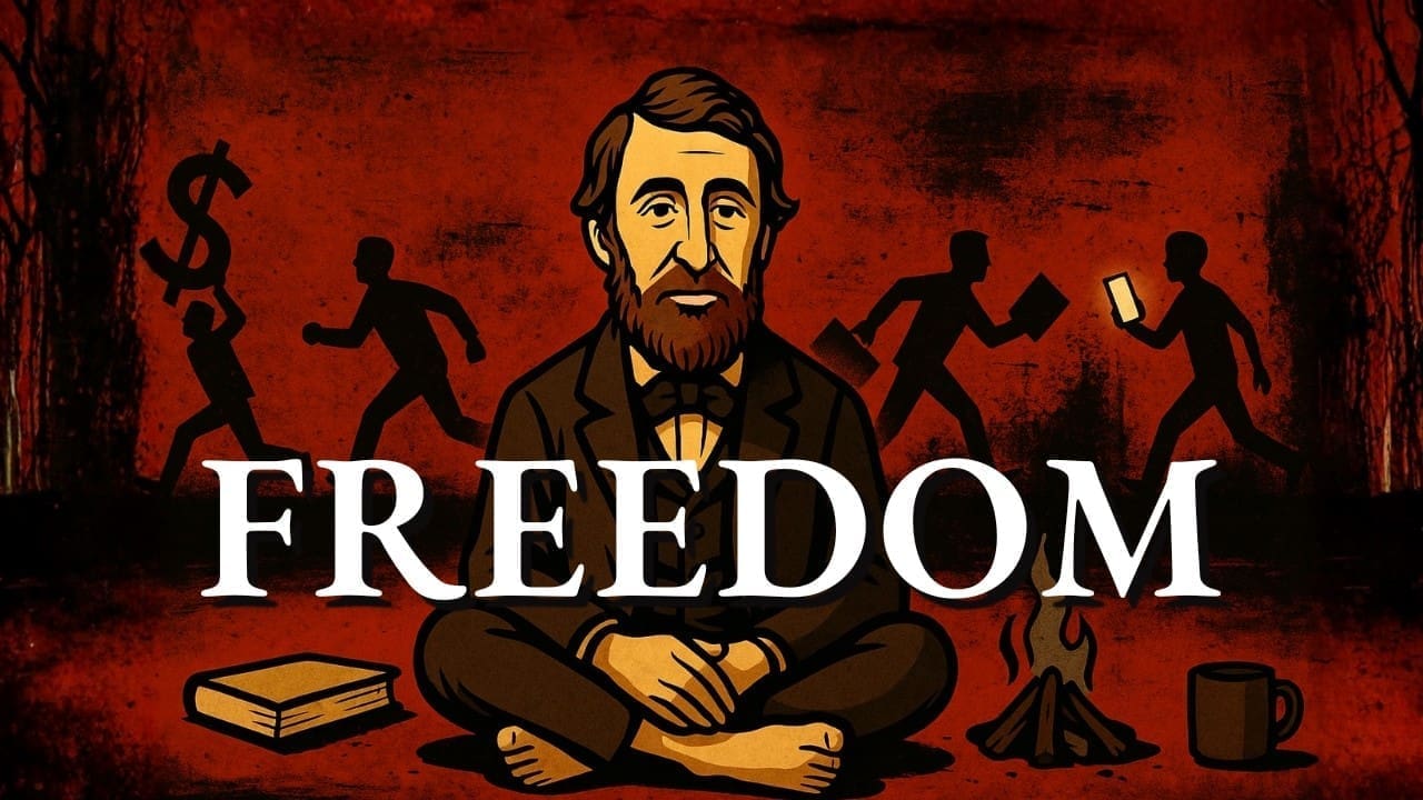 The cheaper your pleasures, the freer you will be | Thoreau