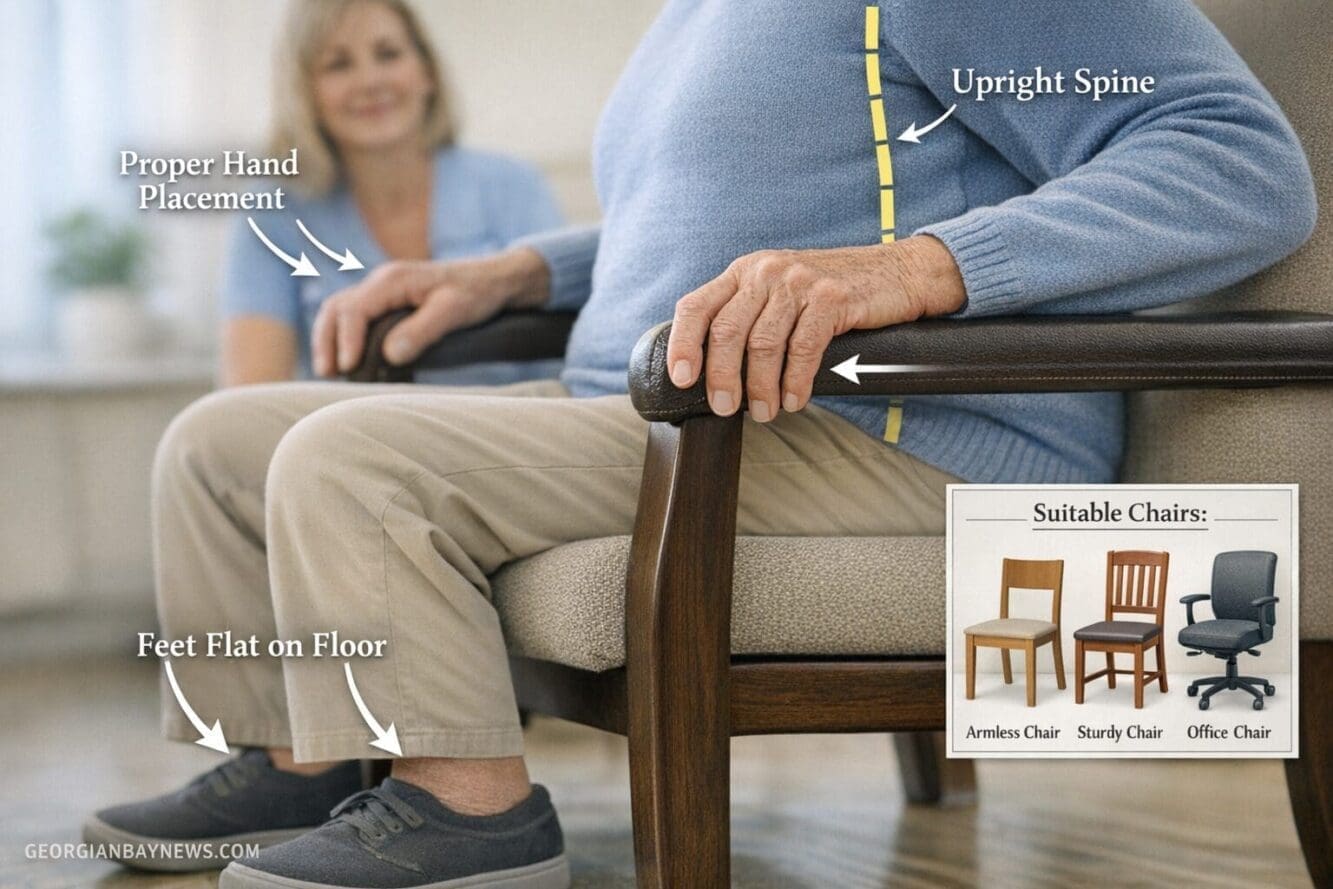 Include the text: GEORGIANBAYNEWS.COM, in each image in a discreet fashion. Landscape format (1536x1024) editorial photograph showing close-
