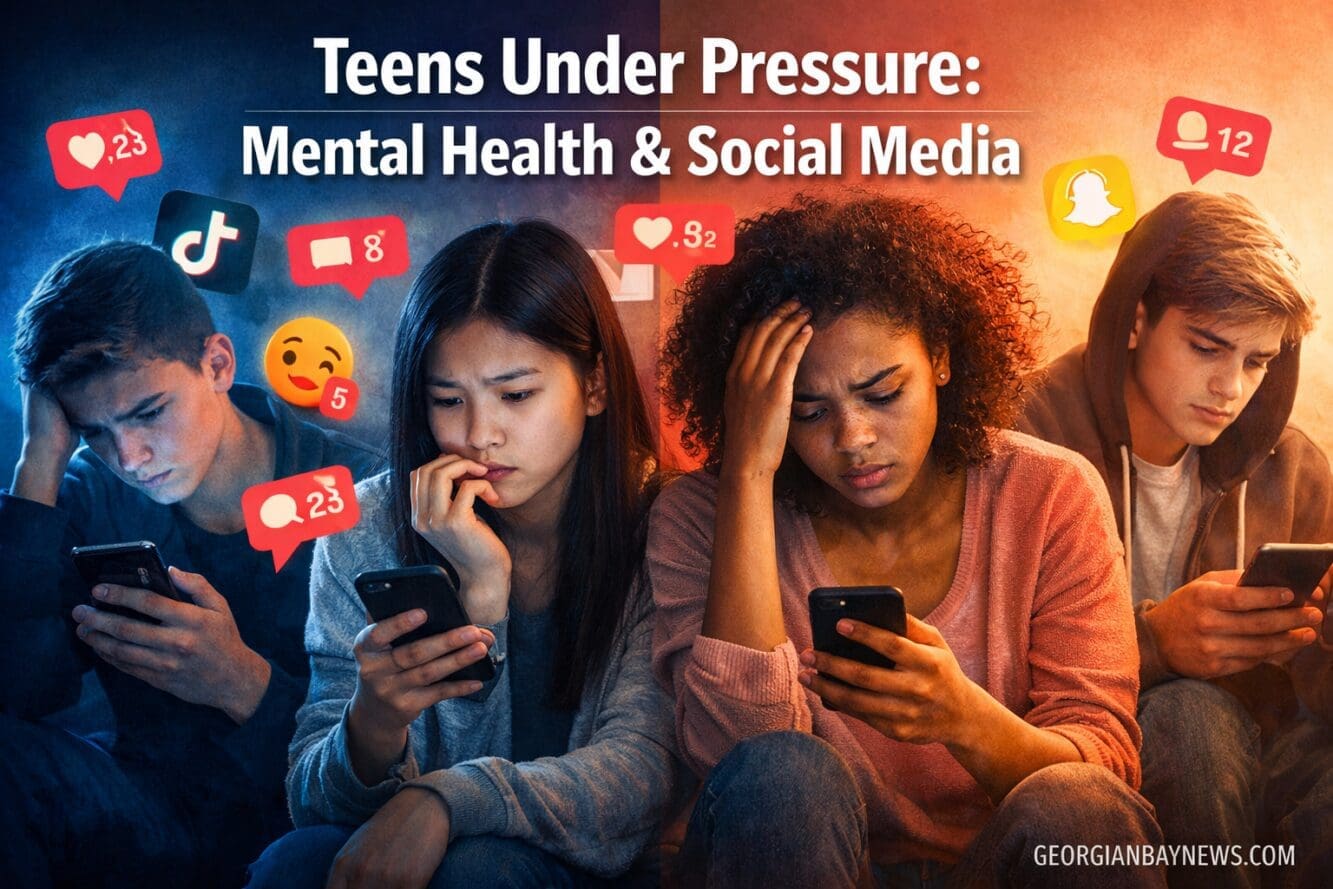 Teens Under Pressure: Mental Health & Social Media Addiction 📱💔