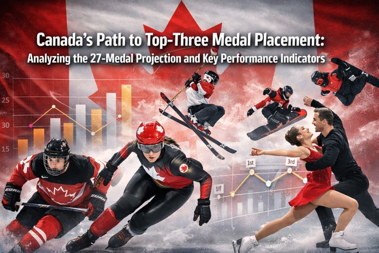 Canada’s Path to Top-Three Medal Placement: Analyzing the 27-Medal Projection and Key Performance Indicators