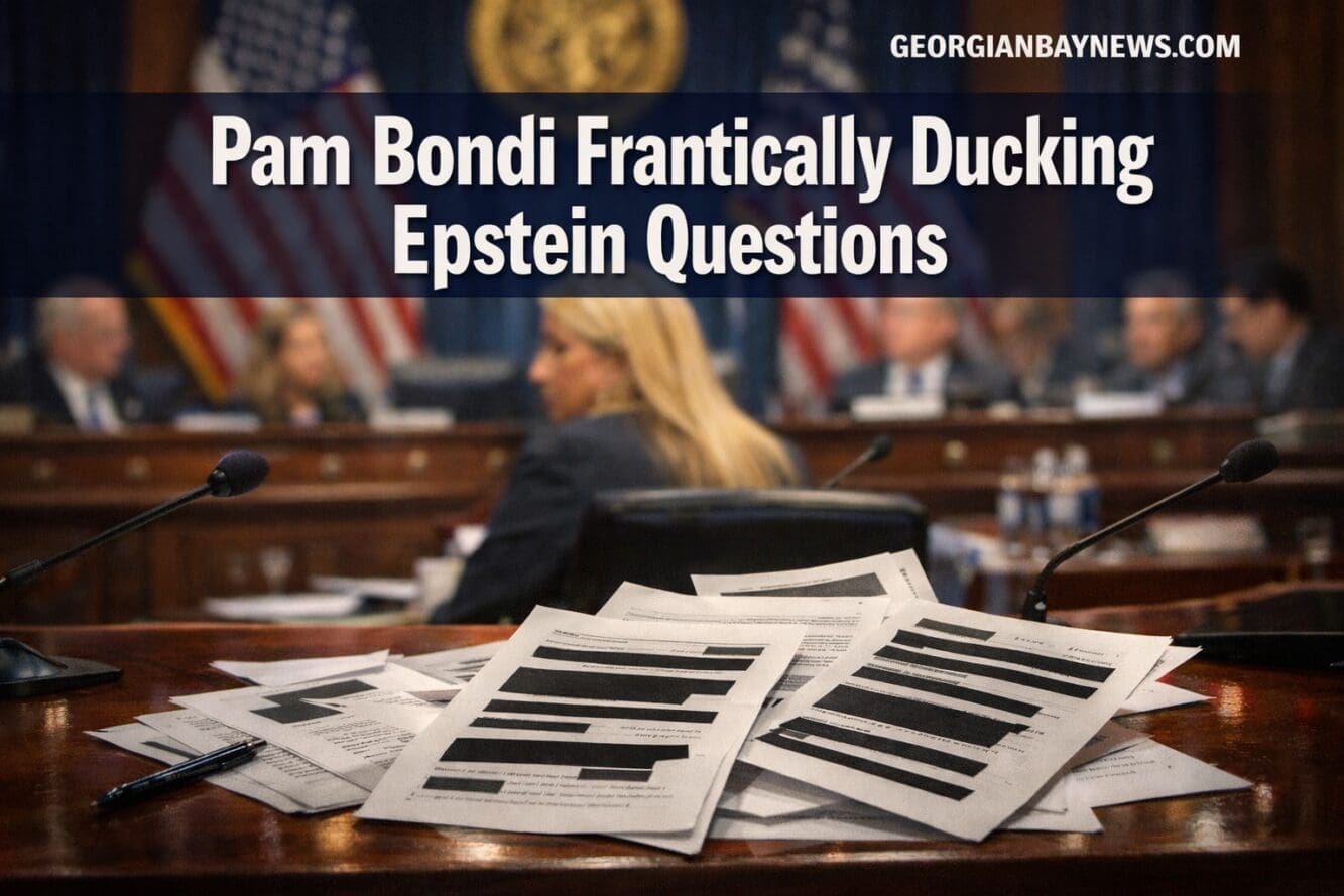 Pam Bondi makes an ABSOLUTE FOOL 🎭 of herself Evading Epstein questions