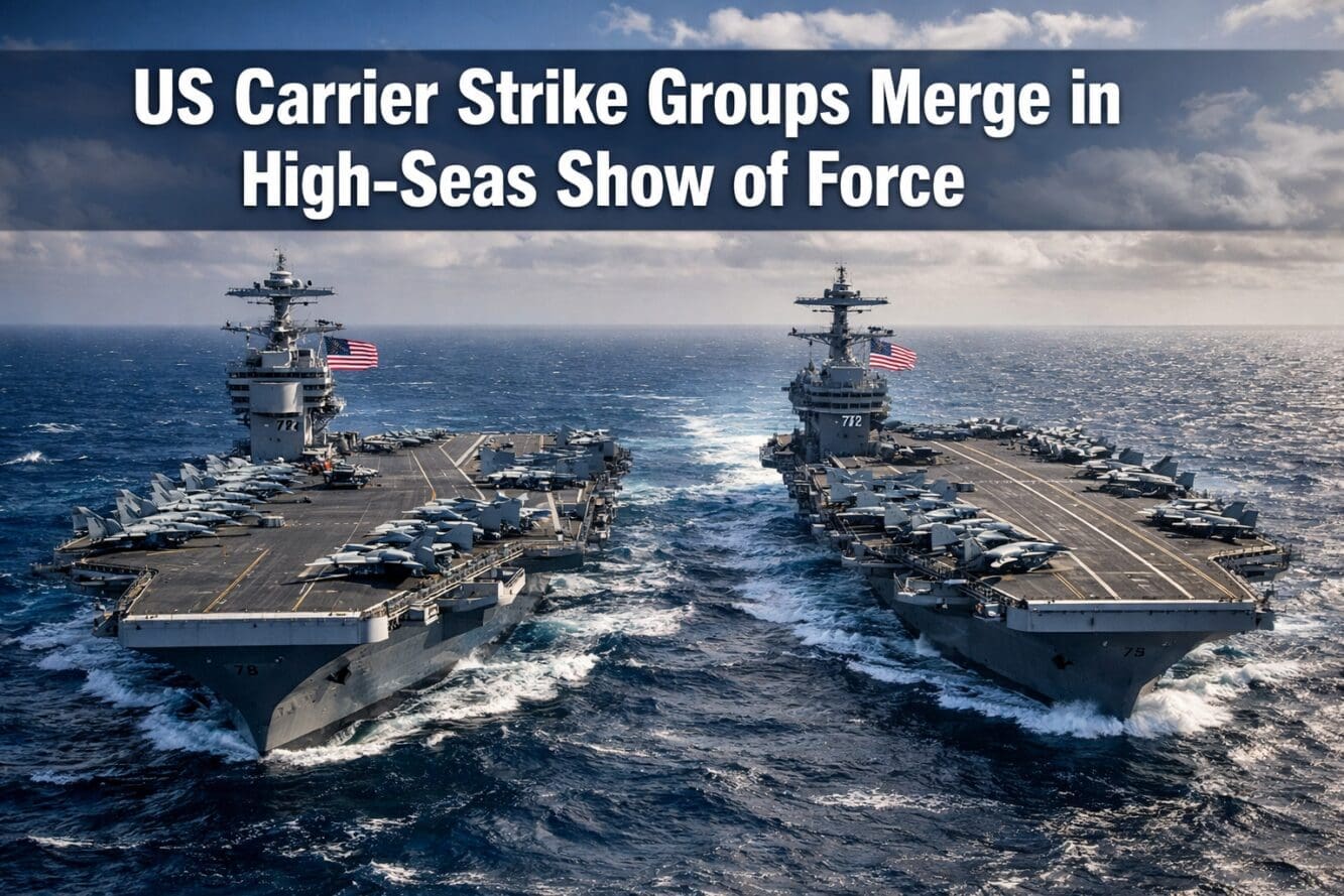 US Carrier Strike Groups Merge in High-Seas Show of Force: Signals to China and Iran