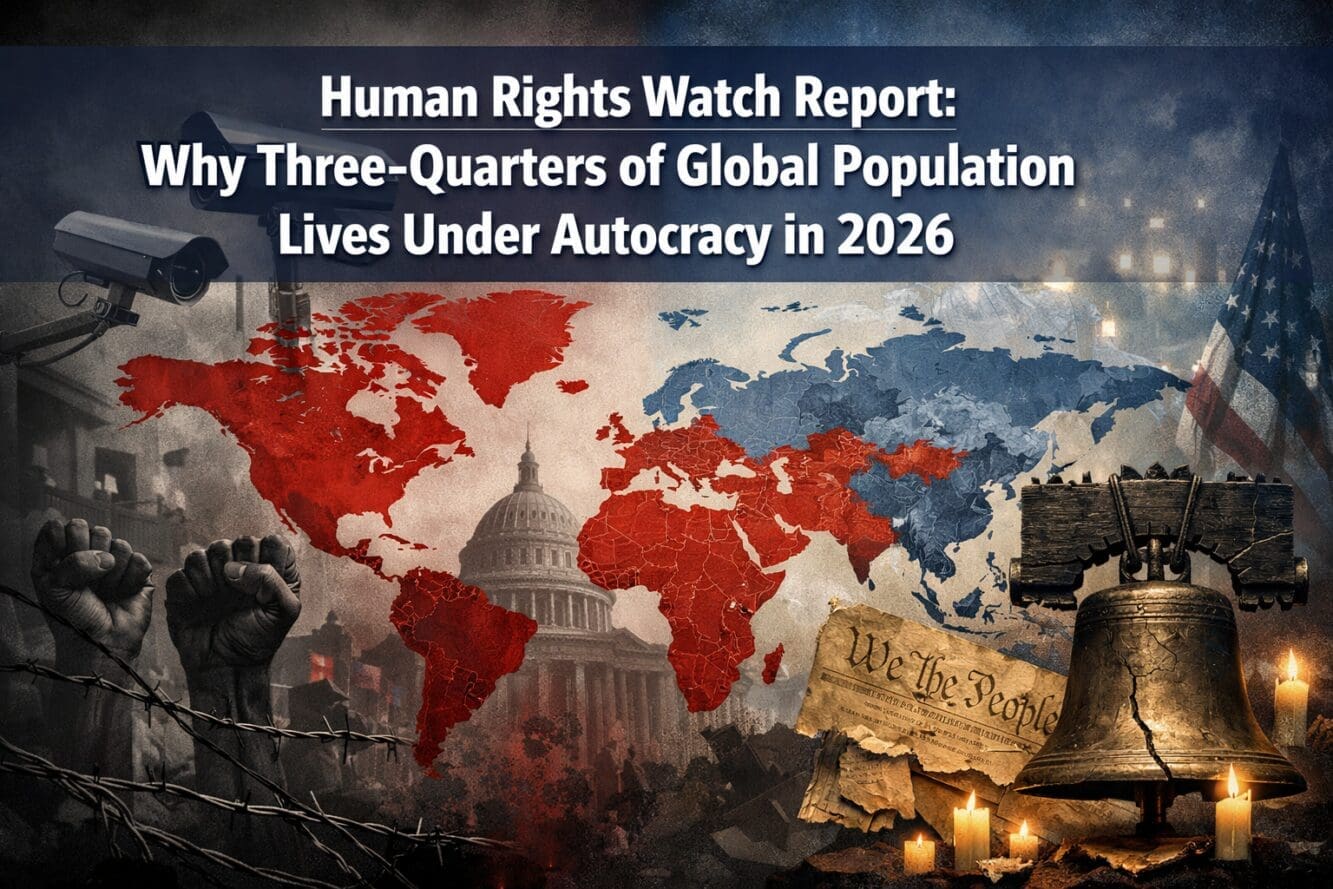 Human Rights Watch Report: Why Three-Quarters of Global Population Lives Under Autocracy in 2026