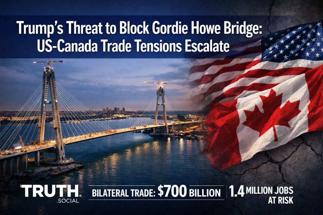 Trump’s Threat to Block Gordie Howe Bridge: Escalating US-Canada Trade Tensions Explained