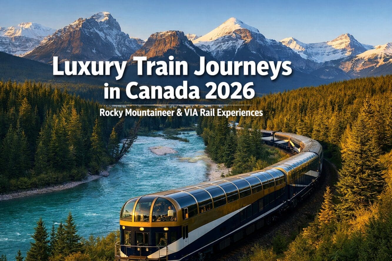Luxury Train Journeys in Canada 2026: Rocky Mountaineer and VIA Rail Experiences for Experiential Travelers