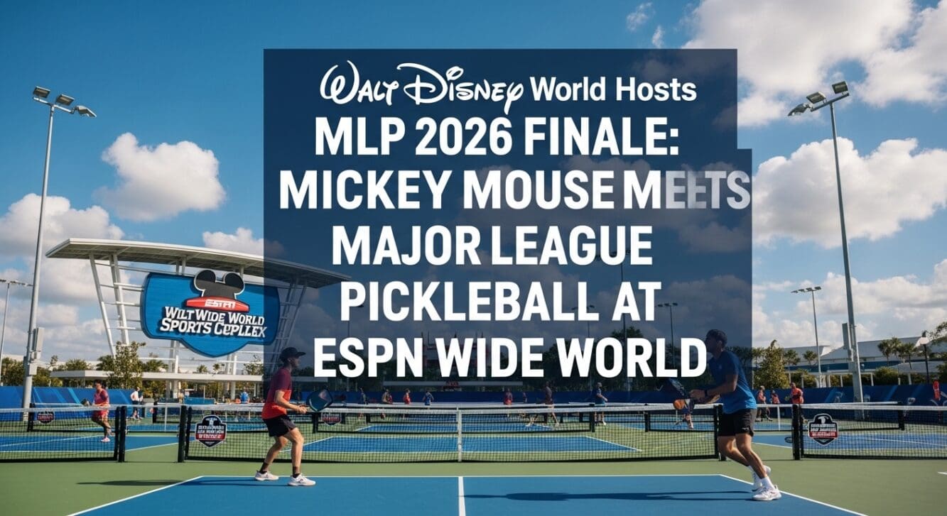 Walt Disney World Hosts MLP 2026 Finale: Mickey Mouse Meets Major League Pickleball at ESPN Wide World
